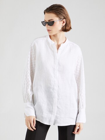 BOSS - Blusa 'Beliah' em branco: frente