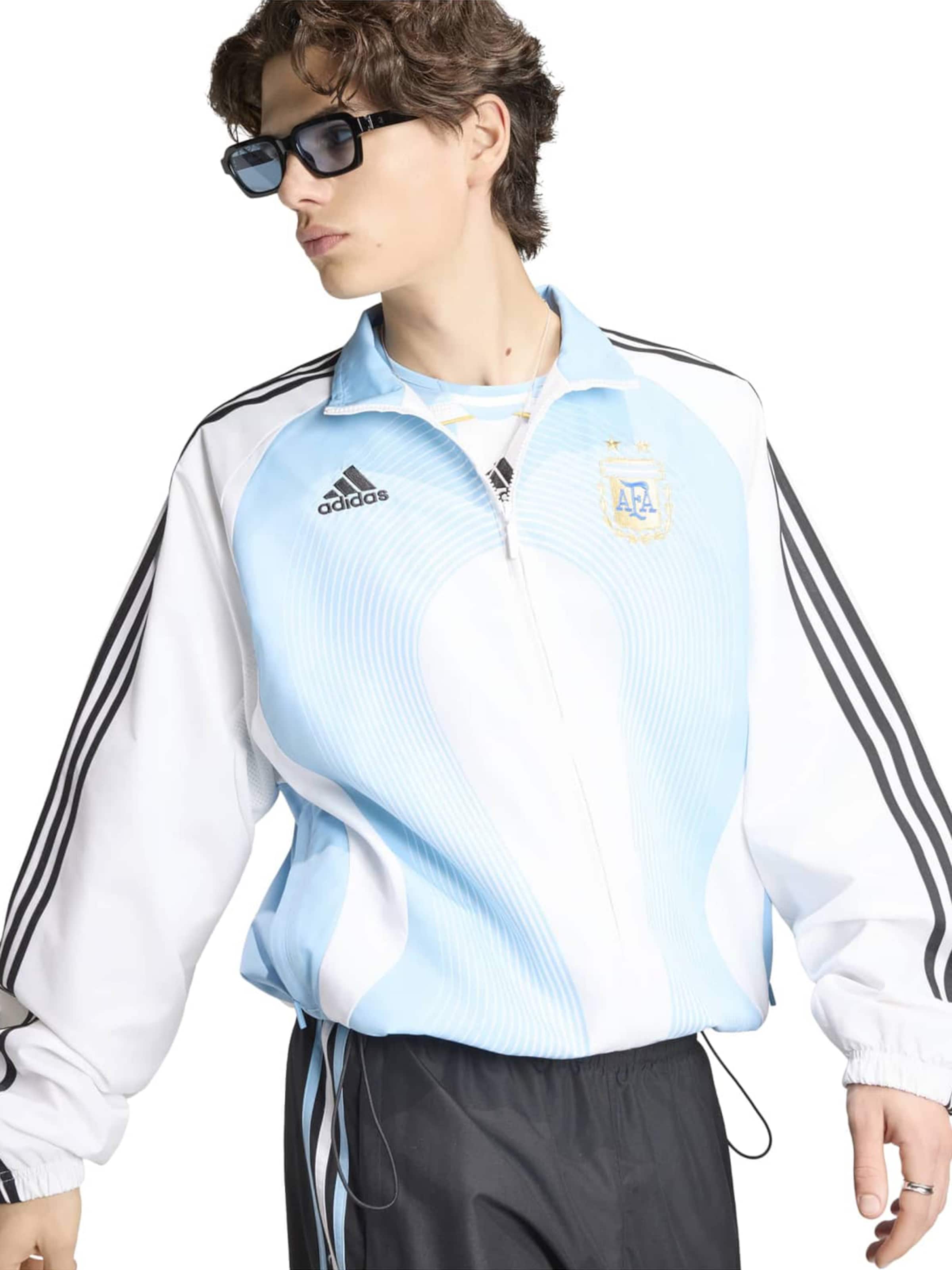 ADIDAS PERFORMANCE Sports jacket 'Argentina Home' in White