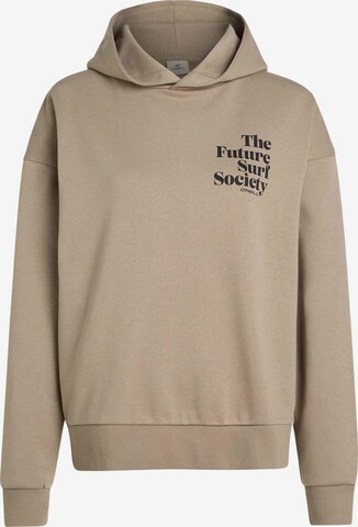 O'NEILL Sweatshirt 'Future Surf Society' in Brown: front