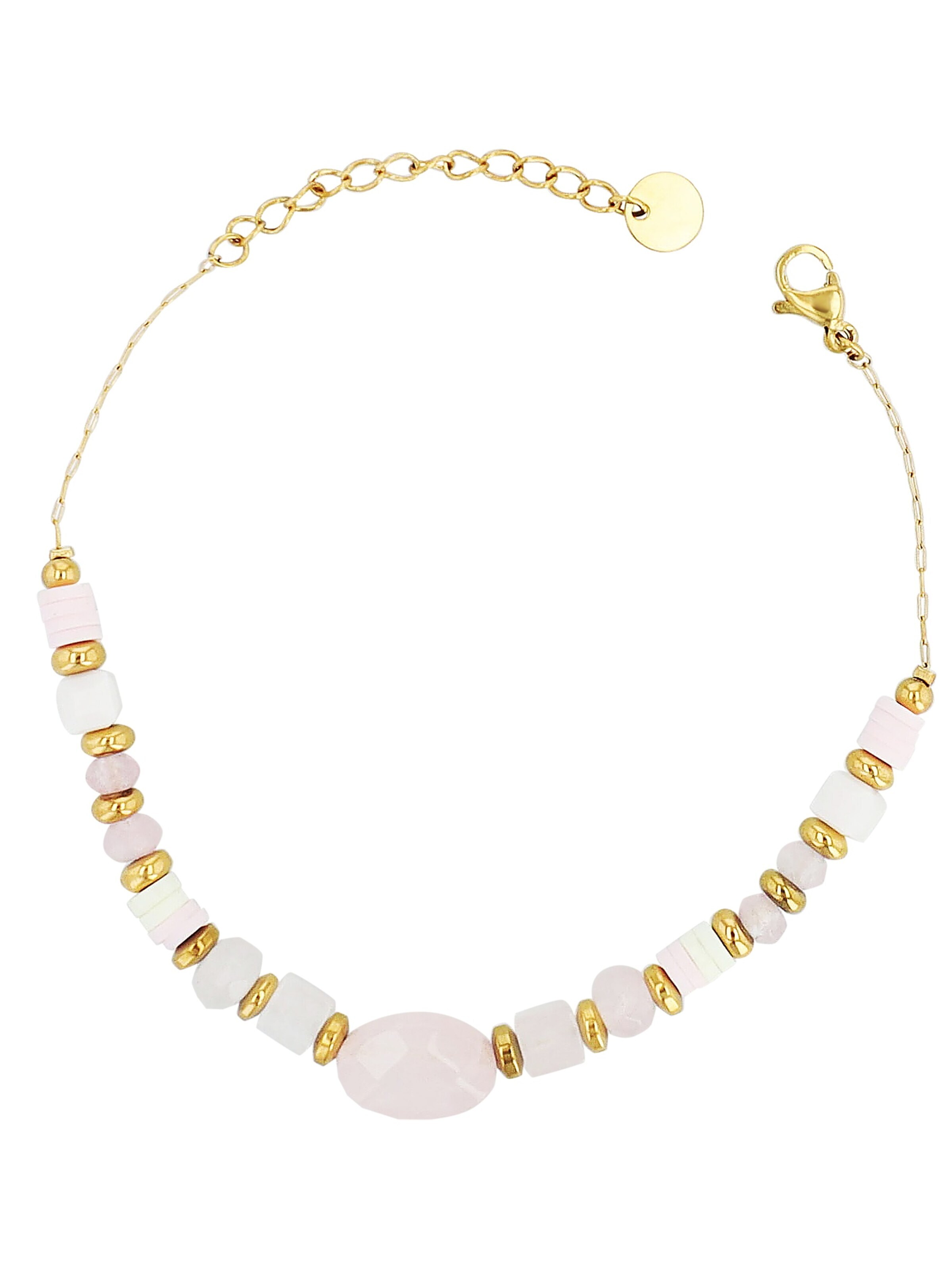 Akzent Bracelet 'Lowy, wasserfest' in Gold: front