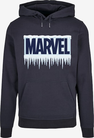 ABSOLUTE CULT Sweatshirt 'Marvel - Icicle' in Blauw: voorkant