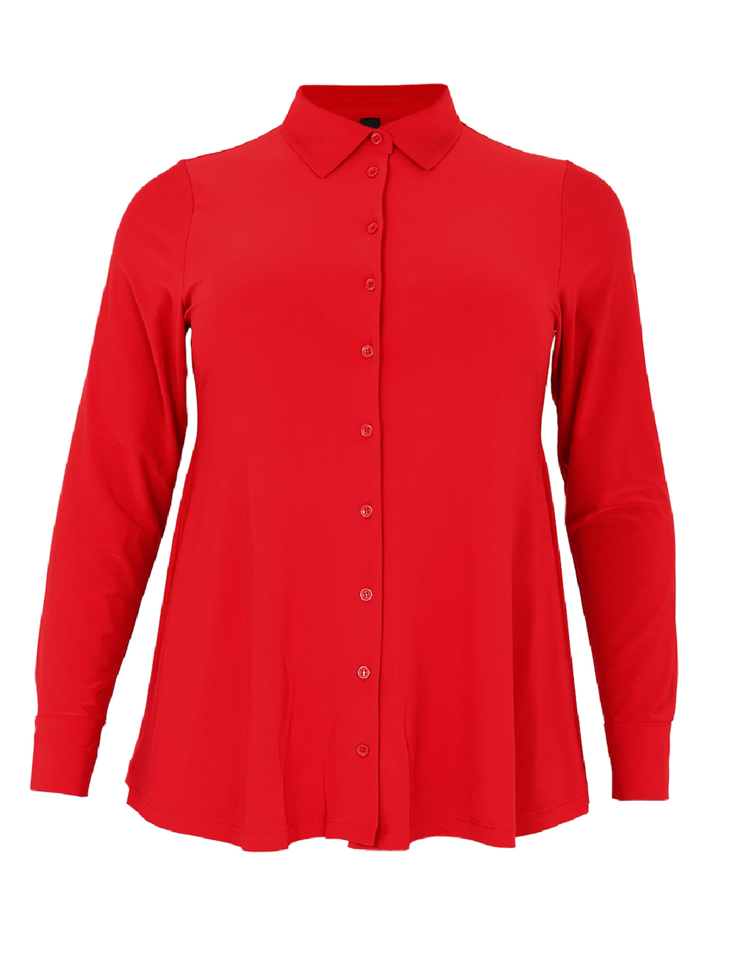 YOEK Blouse in Rood: voorkant