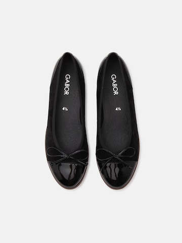 GABOR Ballet Flats in Black