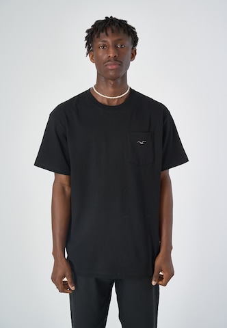 Cleptomanicx Shirt 'Ligull' in Black: front