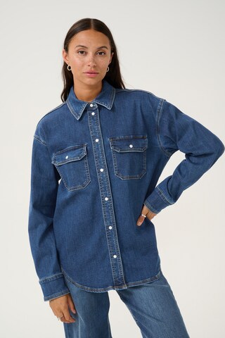 Kaffe Blouse 'Sinem' in Blue: front