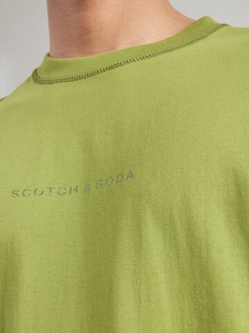 SCOTCH & SODA Футболка 'Seasonal Core' в Зеленый