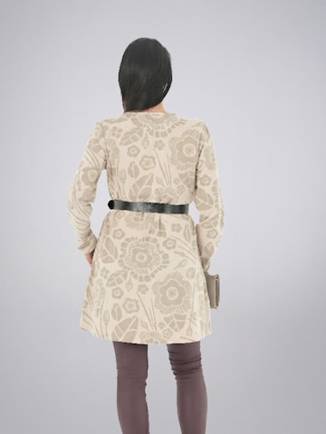 LEAFLETIC Tuniek 'Leafletic Women’s Long Sleeve Crew Neck Tunic' in Beige