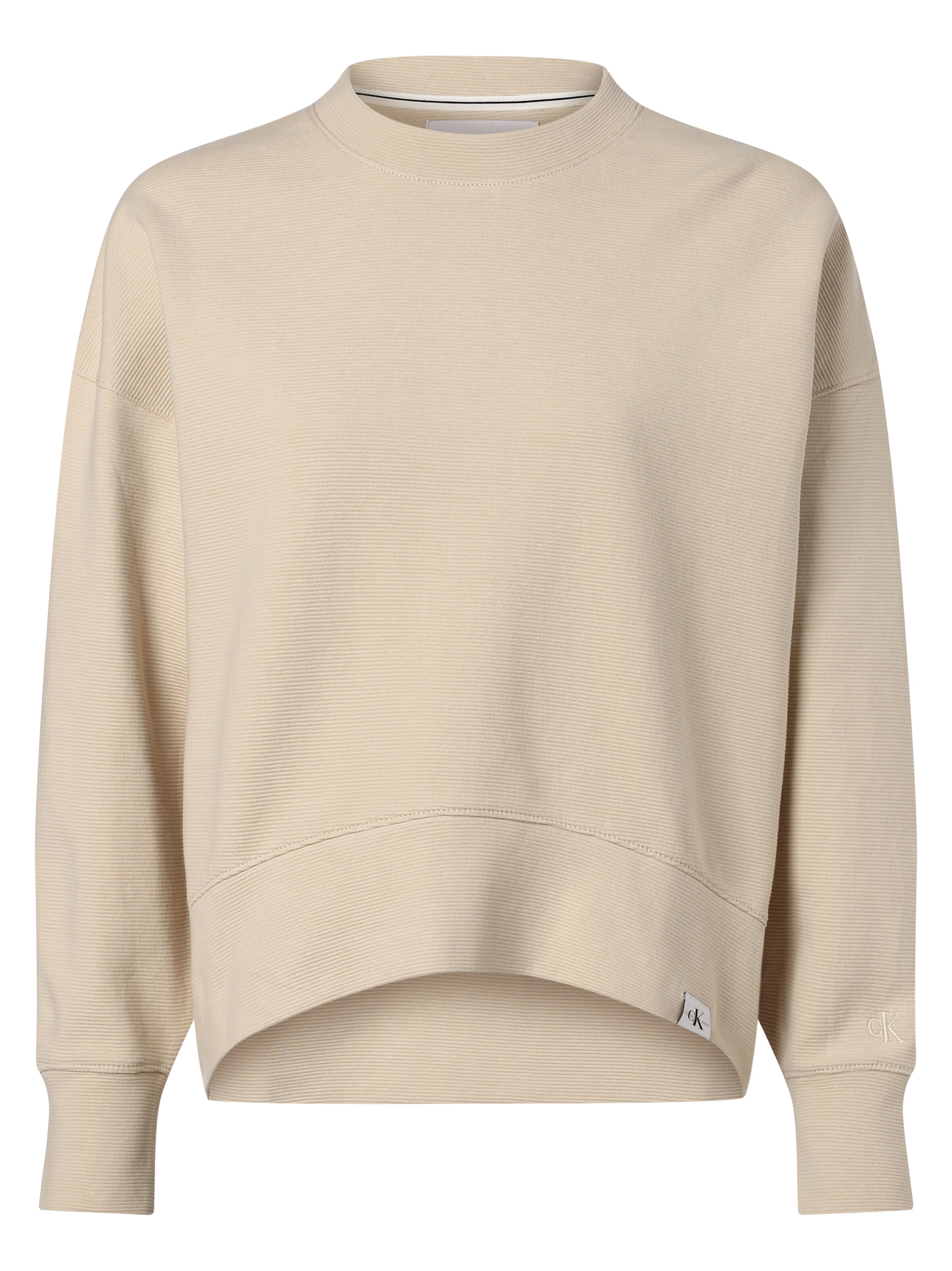 Calvin Klein Jeans Sweatshirt in Beige: Vorderseite