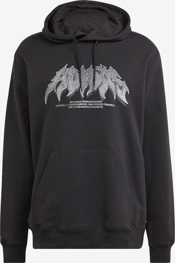 ADIDAS ORIGINALS Sweatshirt 'Flames Concert' in grau / schwarz, Produktansicht
