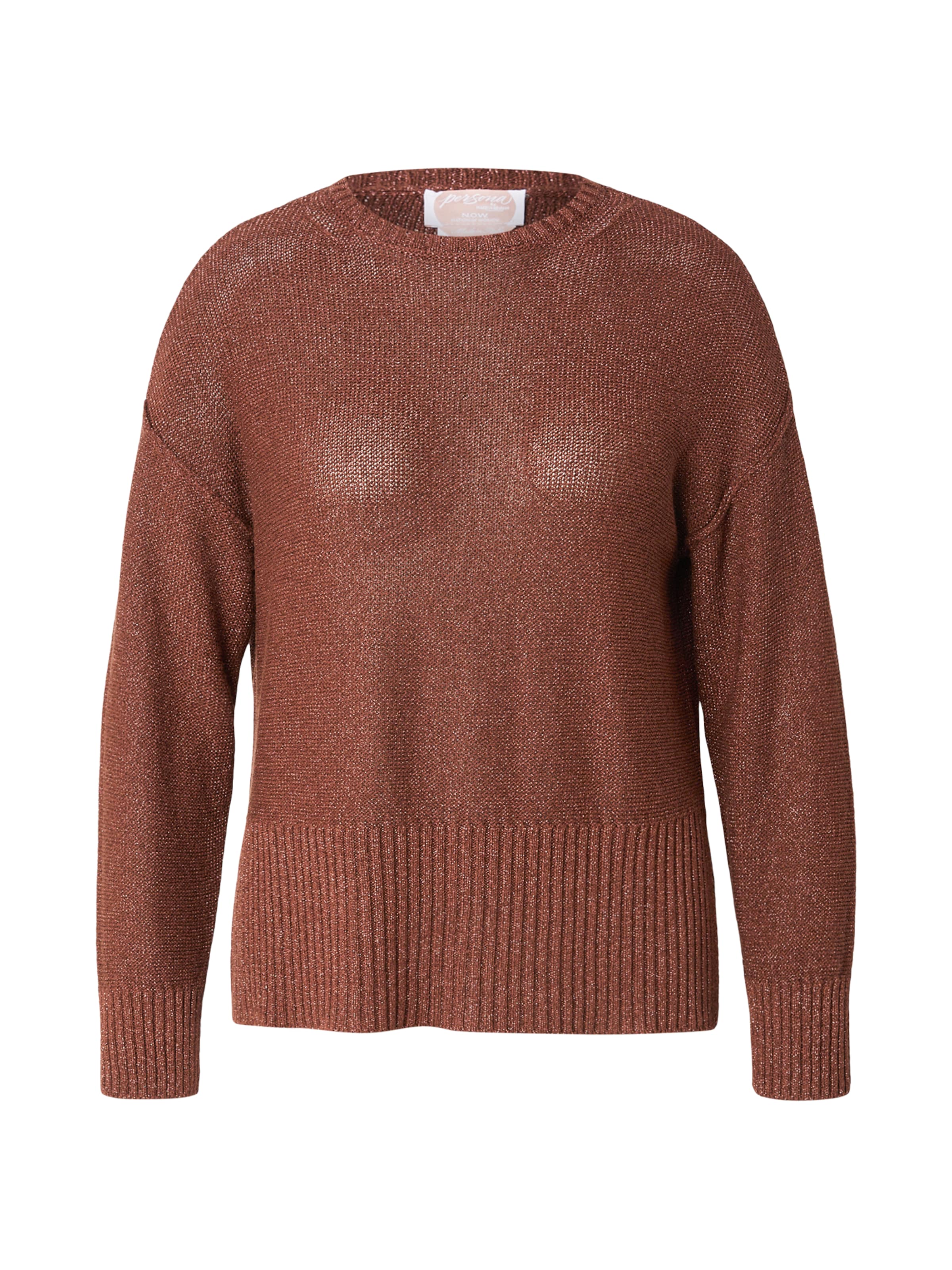 Pulover 'BAZAR' de la Persona by Marina Rinaldi pe maro: față