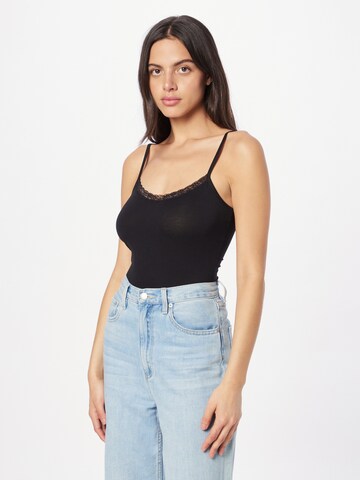 NLY by Nelly Top in Black: front