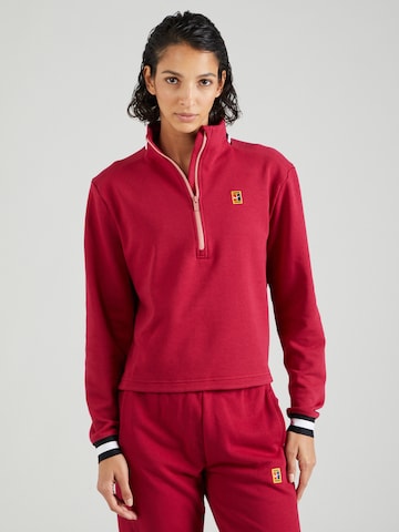 NIKE Sport sweatshirt 'Heritage' i röd: framsida