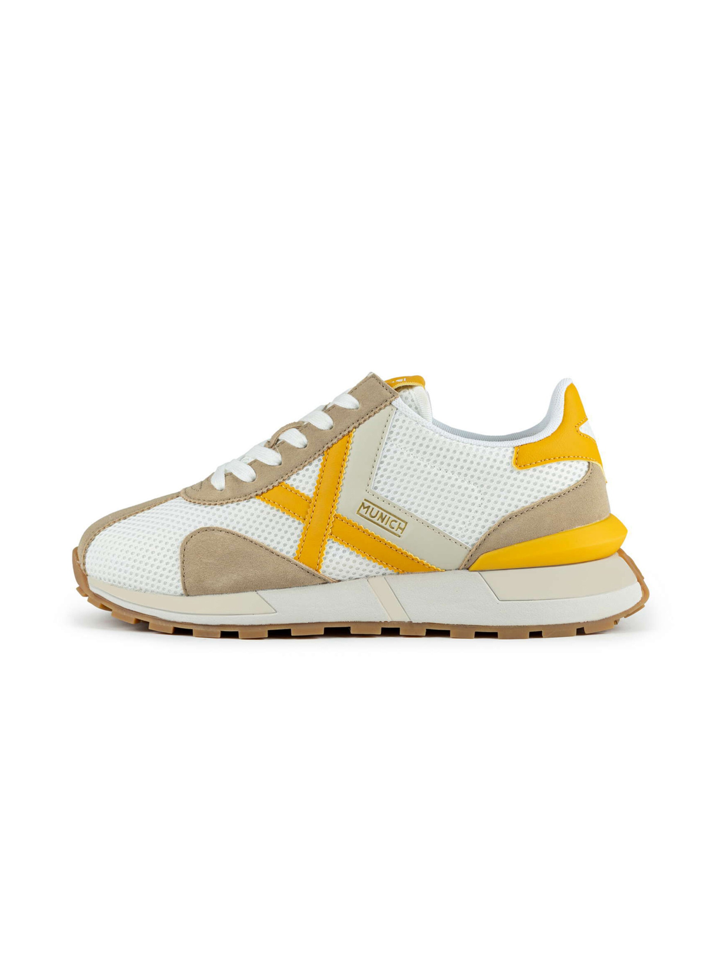 MUNICH Platform trainers 'NEW SAPPORO' in Yellow: front