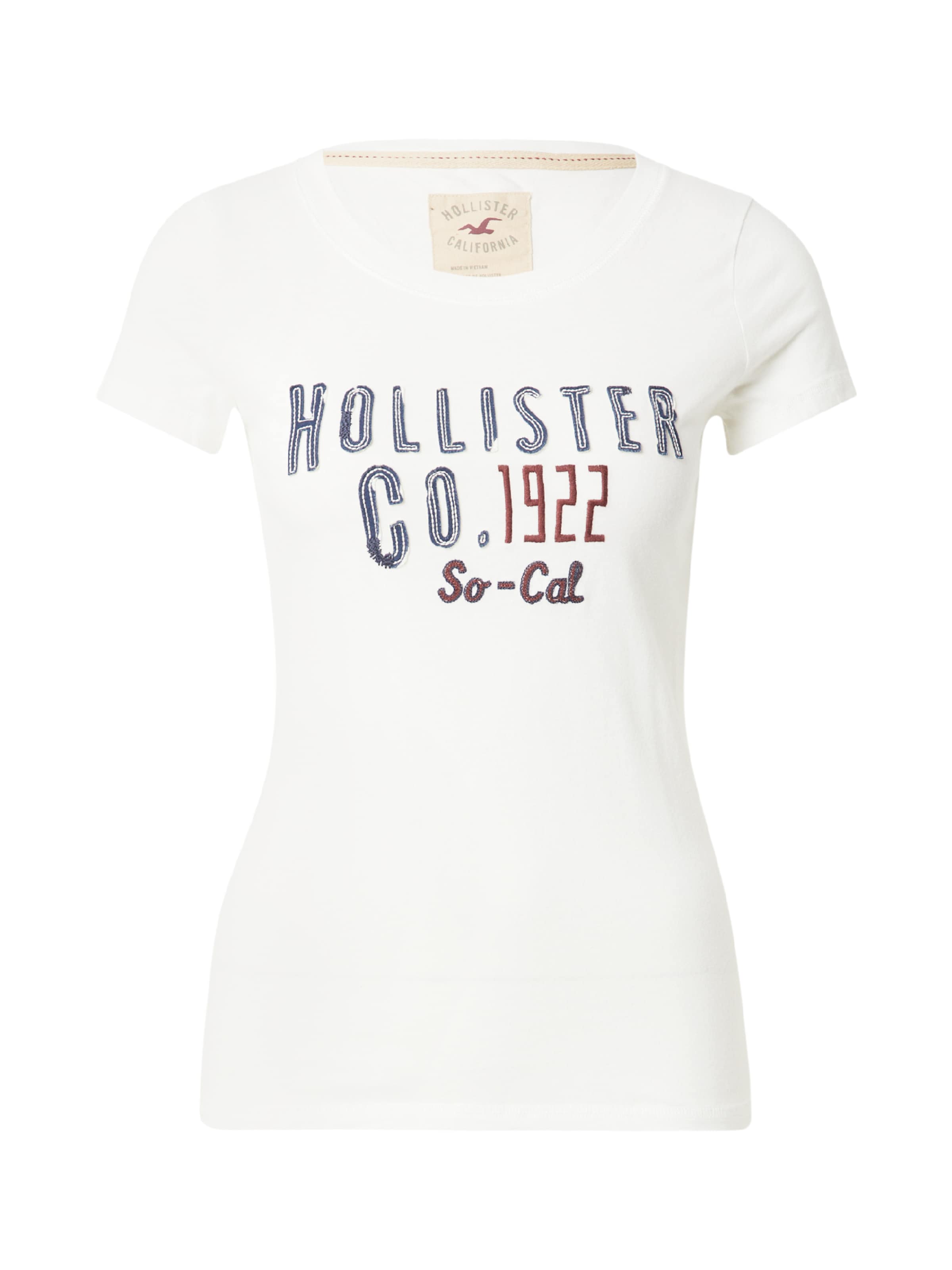 HOLLISTER Футболка в Белый: спереди