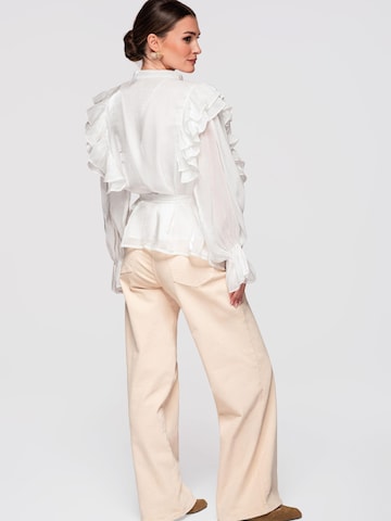 Chemisier Ombre en blanc