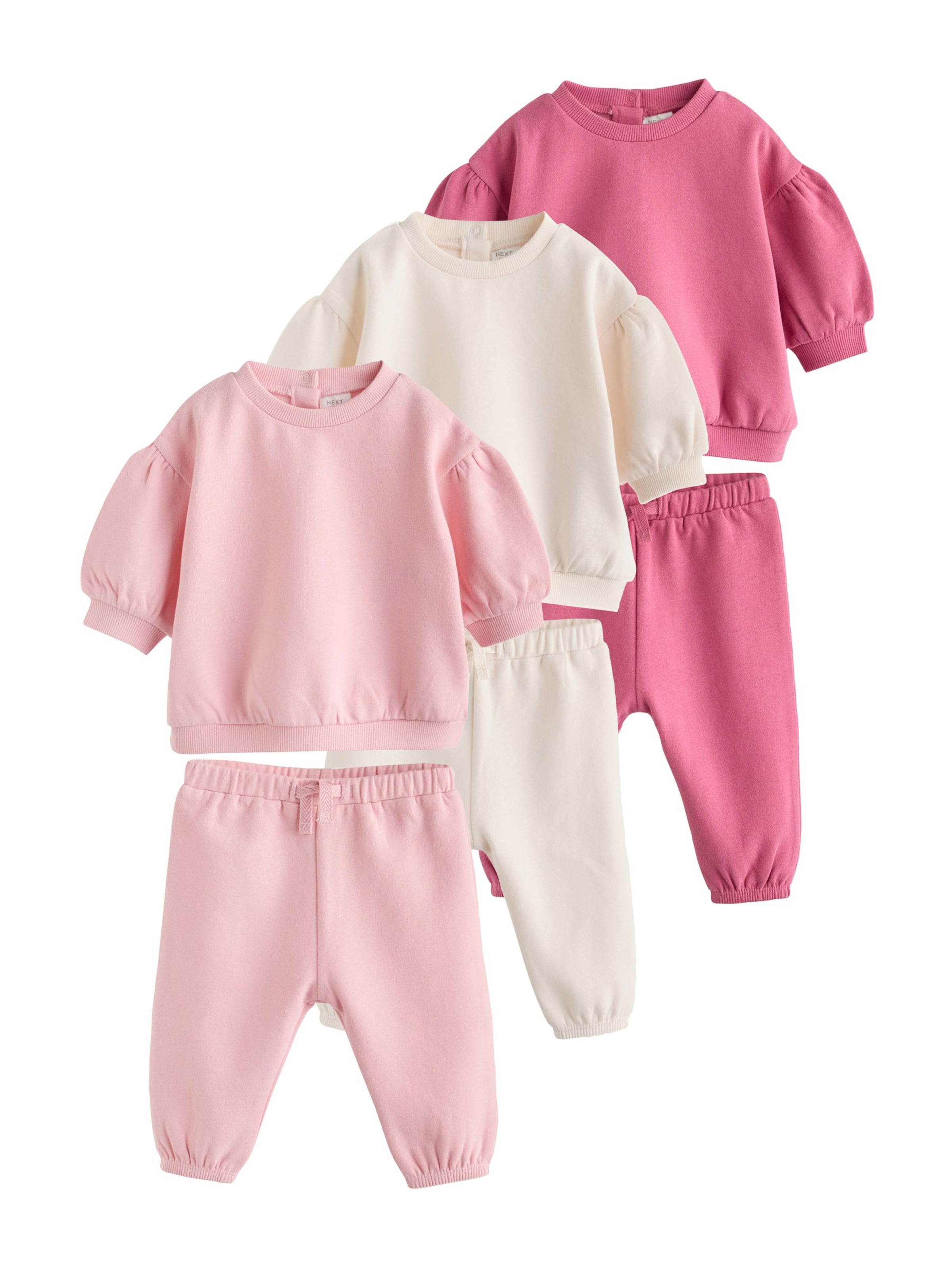 Next Joggingpak in Roze: voorkant
