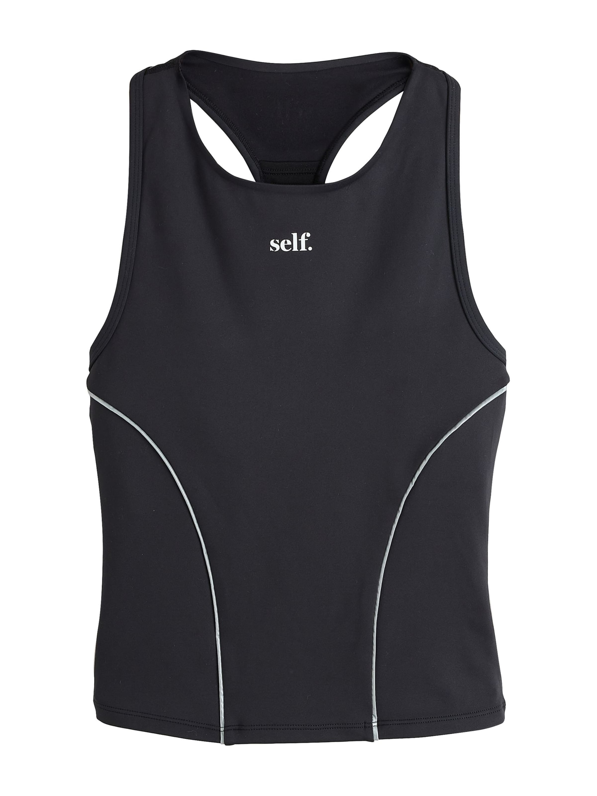 Top di self. in nero: frontale
