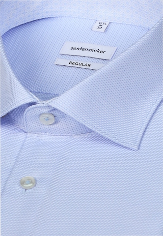 SEIDENSTICKER Regular fit Zakelijk overhemd in Blauw