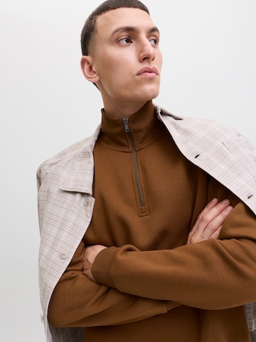 JACK & JONES Sweatshirt 'JJEBradley' in Brown