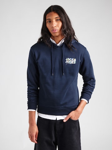 JACK & JONES Tréning póló 'JJGEPLAS' - kék: elől