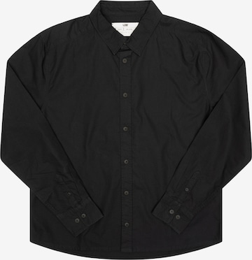 Coupe regular Chemise 'Charles' LDB en noir : devant