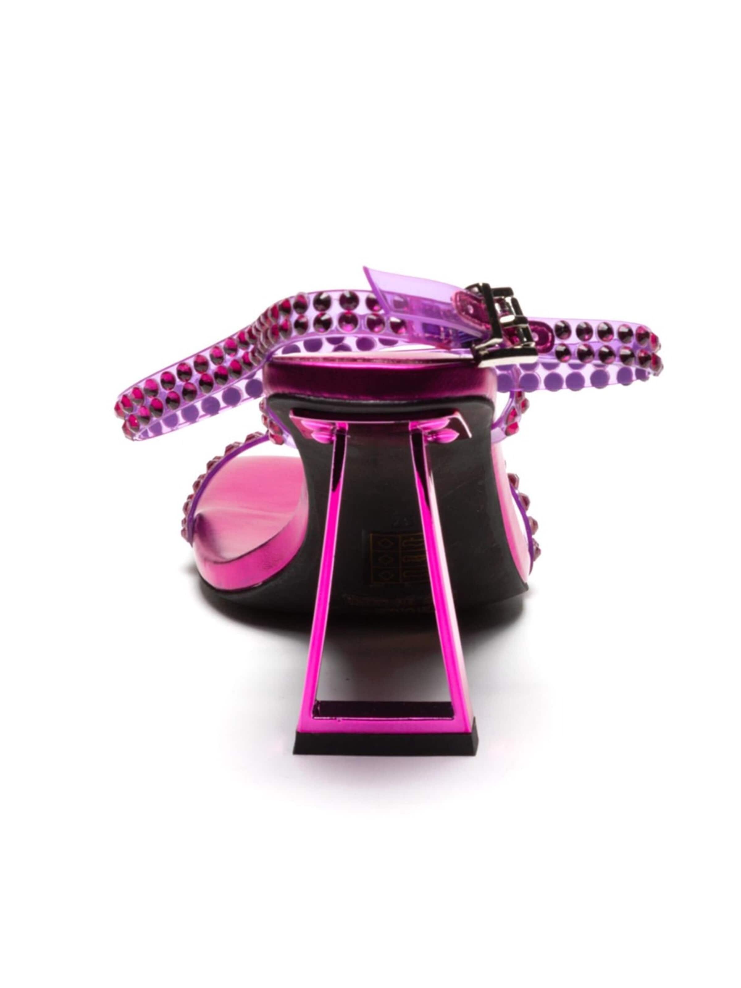 Jeffrey Campbell Sandaal 'W' Favored Fuchsia Sandals' in Lila