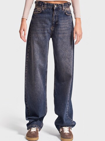 IT'S BASIC Loosefit Jeans 'Skater Mid Rise Jeans' in Blauw