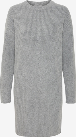 b.young Gebreide jurk 'Byonema' in Grijs: voorkant