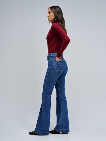 Salsa Jeans Flared Jeans 'Faith' in Blauw