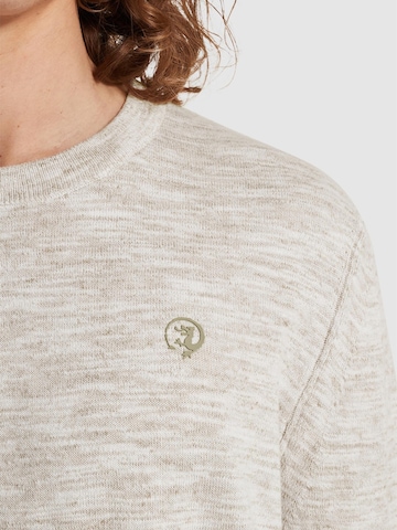 CAST IRON Tröja 'Pullover in a cotton/linen blend' i beige