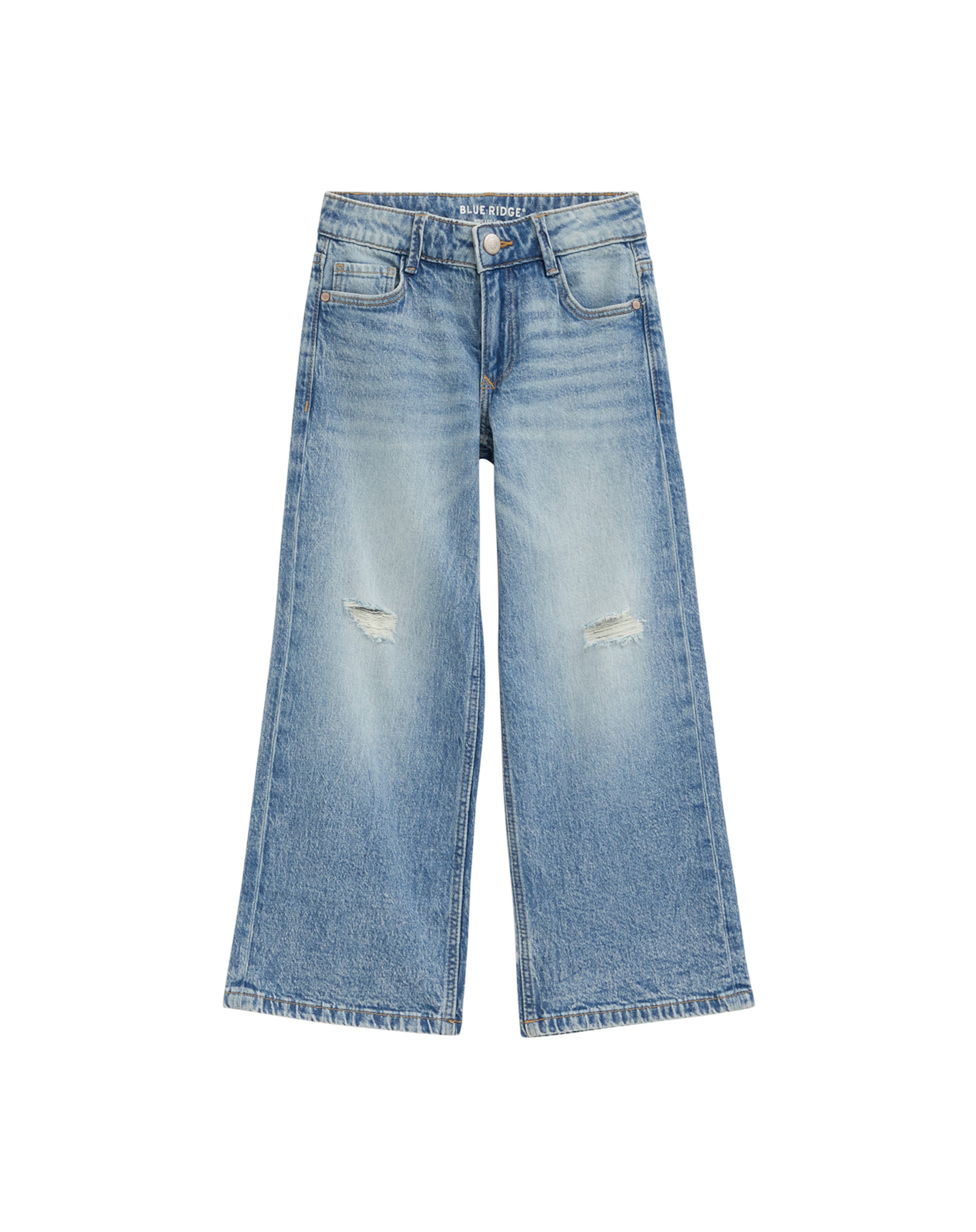 WE Fashion Wide Leg Jeans in Blau: Vorderseite
