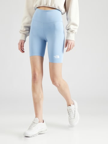 THE NORTH FACE Skinny Sportbyxa 'FLEX' i blå: framsida