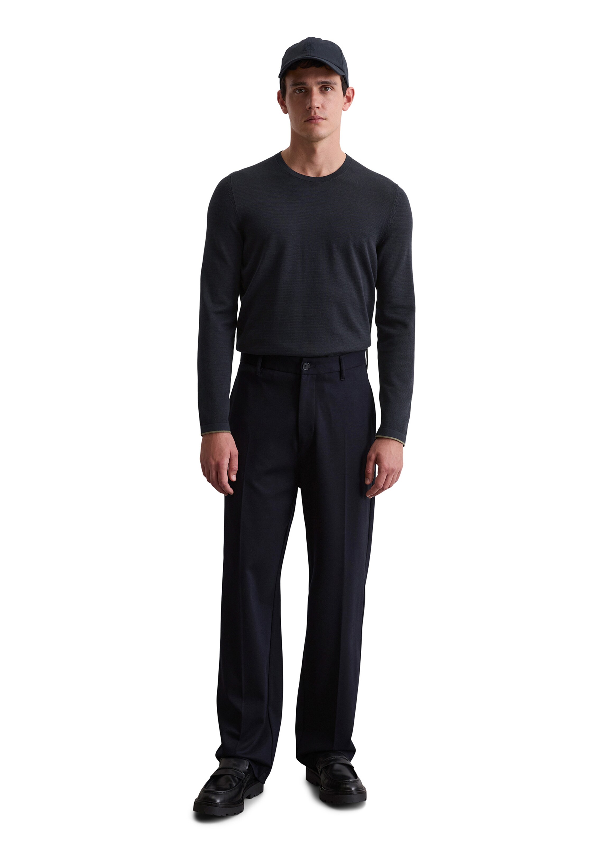 Marc O'Polo Loose fit Trousers in Blue