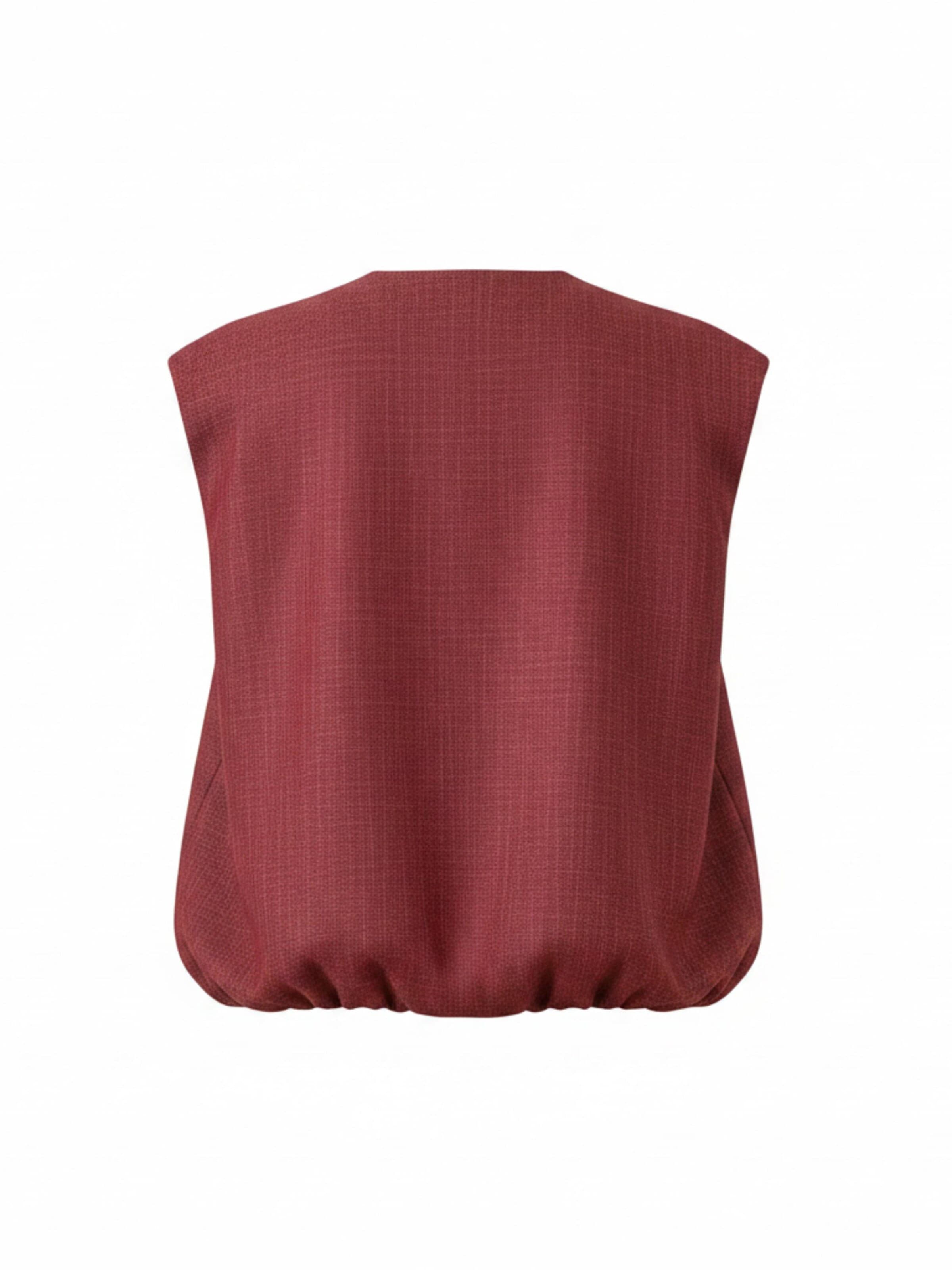 Gilet 'Jade' WEARABLE STORIES en rouge