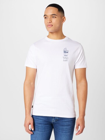T-Shirt Wemoto en blanc : devant