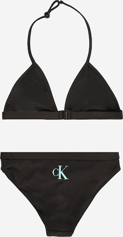 Calvin Klein Swimwear Triangel Bikini in Schwarz