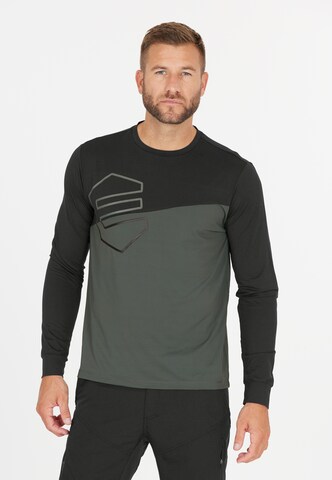 ENDURANCE Fahrradshirt 'Svenbent' in Schwarz: Vorderseite