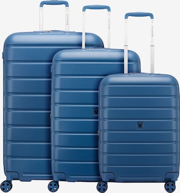 Roncato Suitcase Set 'Relife' in Blue: front