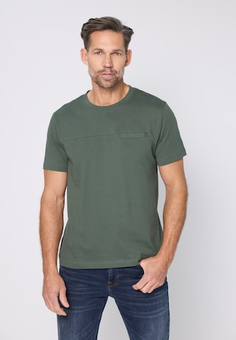 Street One MEN T-Shirt in Grün: Vorderseite