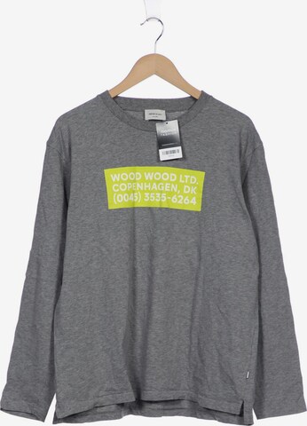 WOOD WOOD Shirt in XL in Grey: front