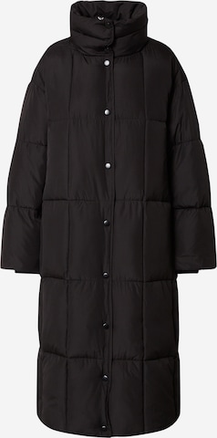 EDITED Zimní kabát 'Momo' – černá: přední strana