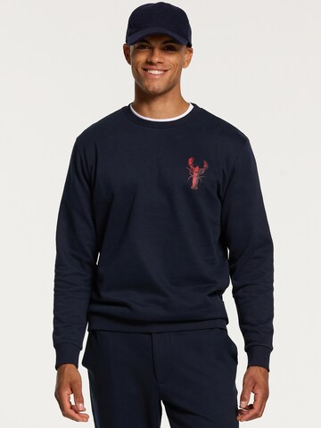 Shiwi Sweatshirt 'Lobster' i blå: forside