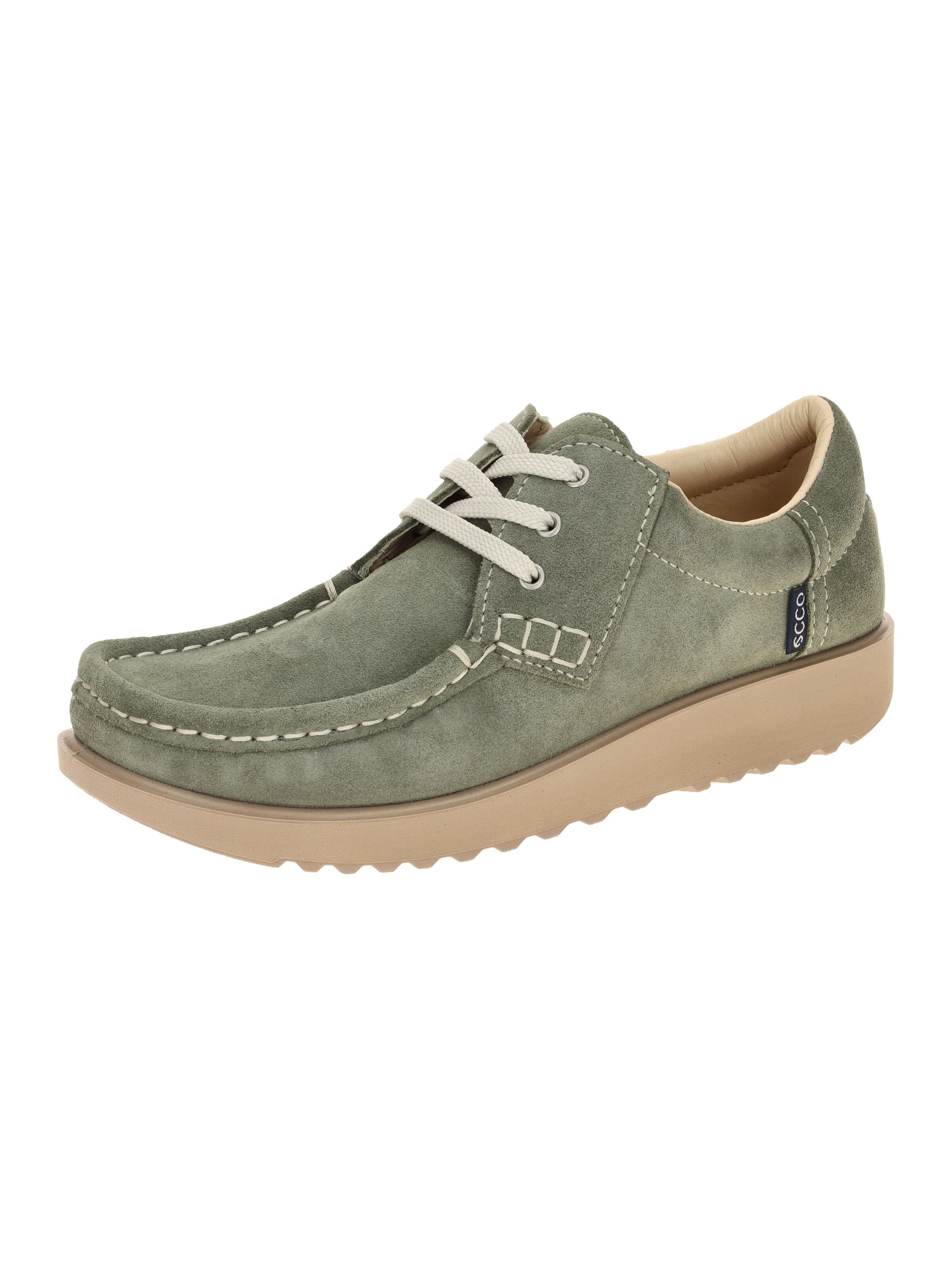 ECCO Schnürschuh 'Ecco Joke Schuhe grün olive Mokassin 320003'‌‌‌‌‌‌ in Grün: Vorderseite