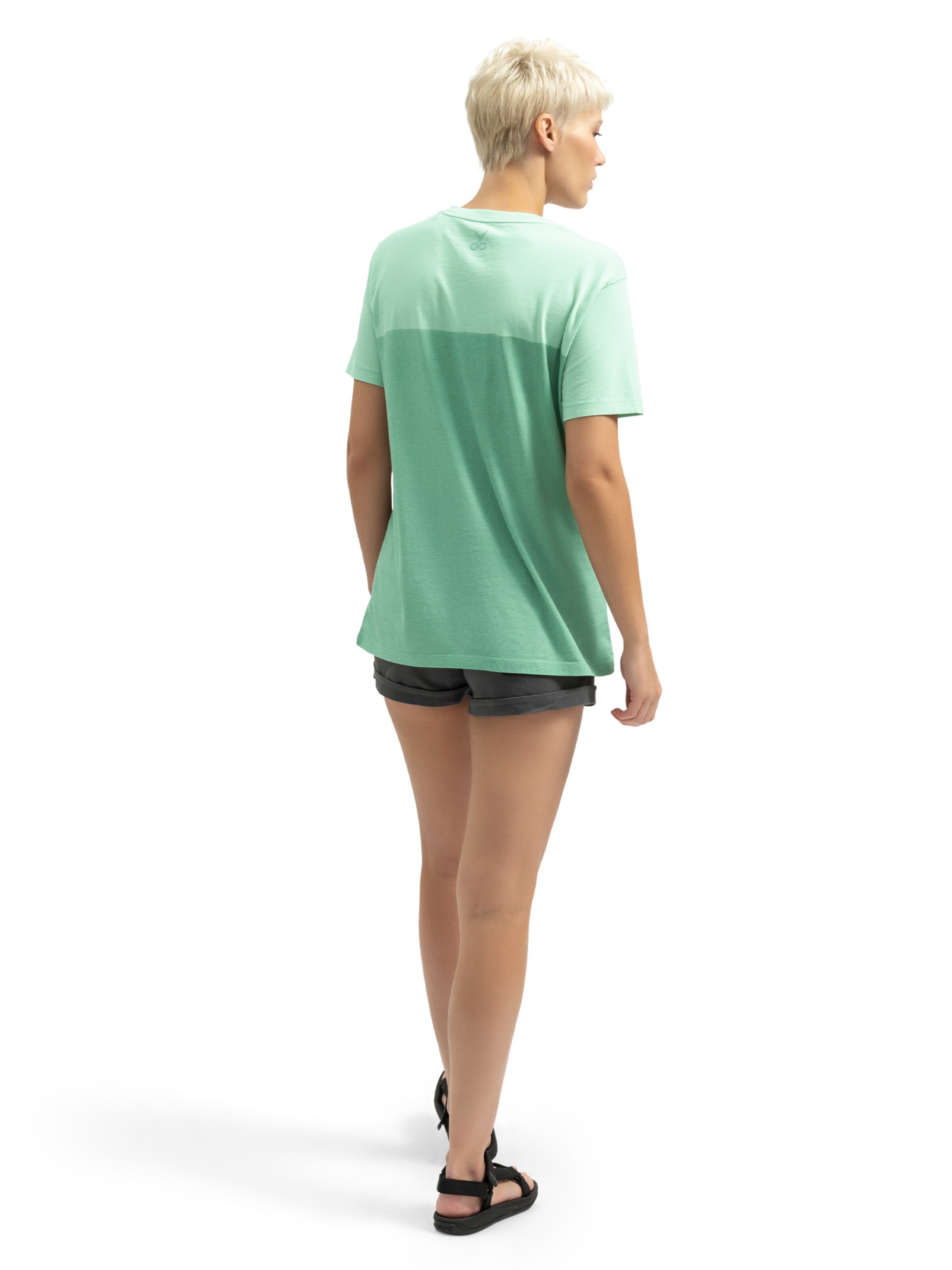 Kaft Shirt 'Reisen' in Groen