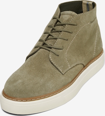 Marc O'Polo Lace-Up Boots in Green: front