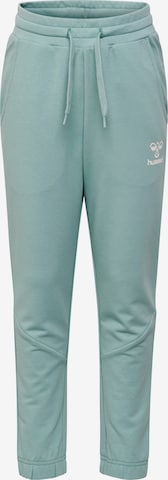 Effilé Pantalon 'NUTTIE ' Hummel en bleu : devant