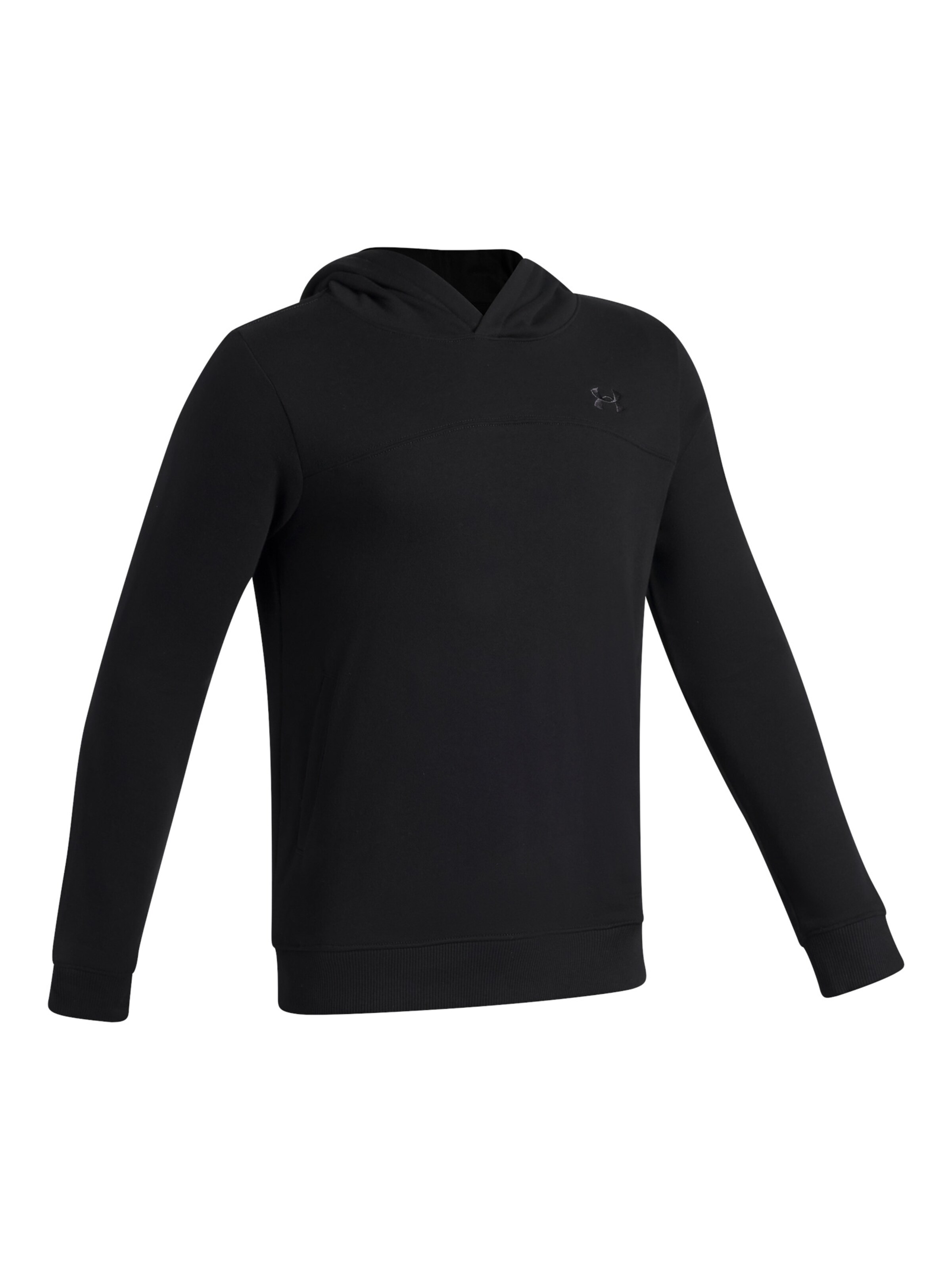 UNDER ARMOUR Sportief sweatshirt 'Rival' in Zwart
