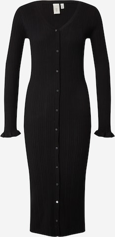 Y.A.S Трикотажное платье 'EASE' в Черный: спереди