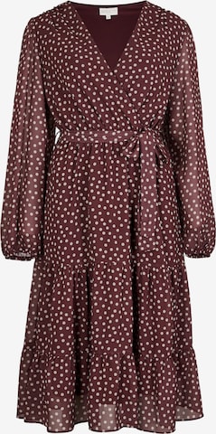 Apricot Kleid in Rot: Vorderseite