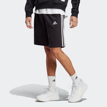ADIDAS SPORTSWEAR Regular Workout Pants 'Essentials' in Black